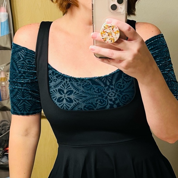 Blackmilk Show Us Ya Tops Matte Black Underbust Dress - Picture 8 of 8